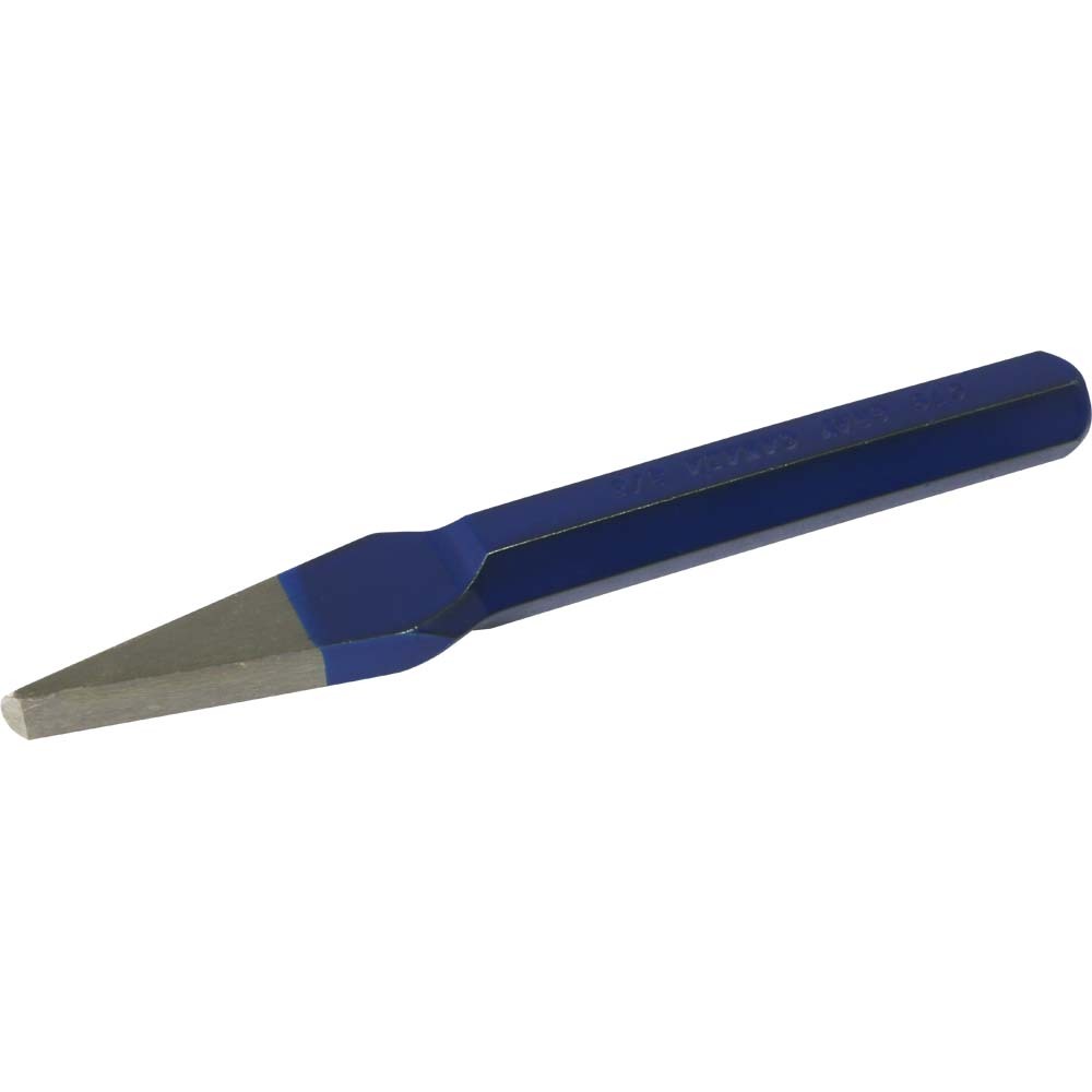 Round Nose Chisel, 3/8&#34; Cut X 5/8&#34; Body X 7&#34; Long
