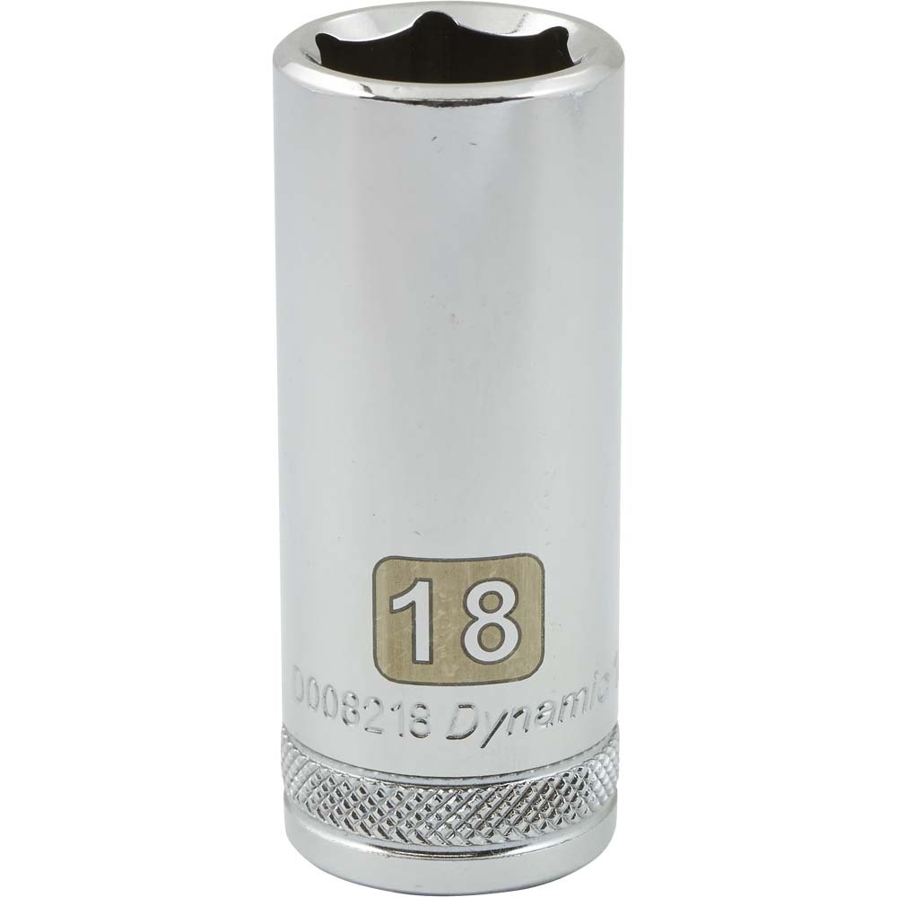 18MM 3 / 8 IN DRIVE METRIC DEEP 6 PT SOCKET