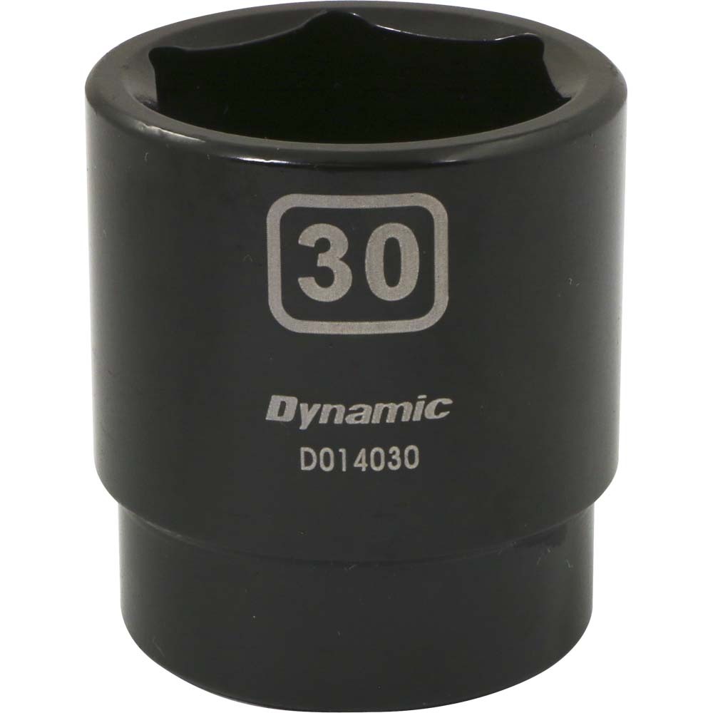 1/2&#34; Drive 6 Point Metric, 30mm Standard Length, Impact Socket