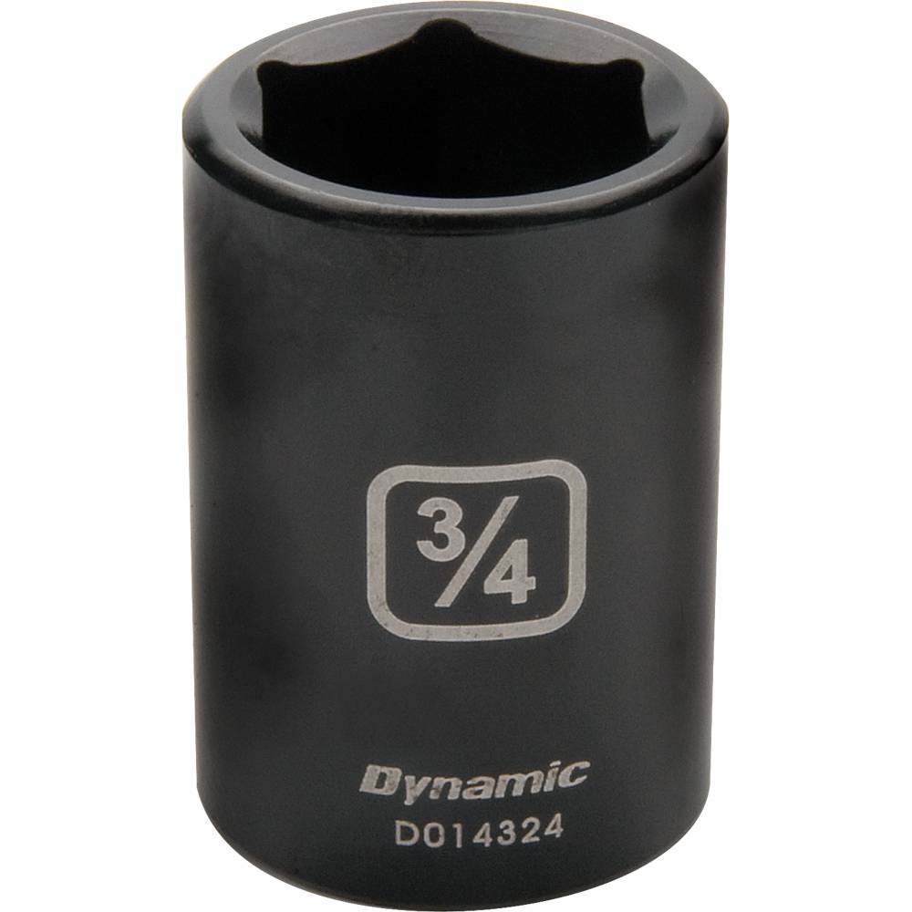 IMPACT SOCKET 1 / 2&#34; DRIVE 3 / 4&#34; 6PT / DYNAMIC