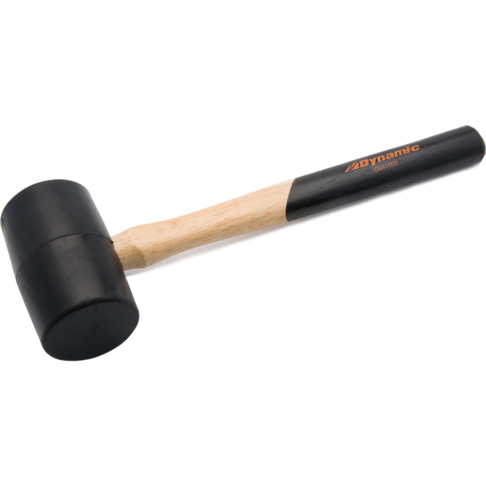 1lb. Rubber Mallet, Hickory Handle