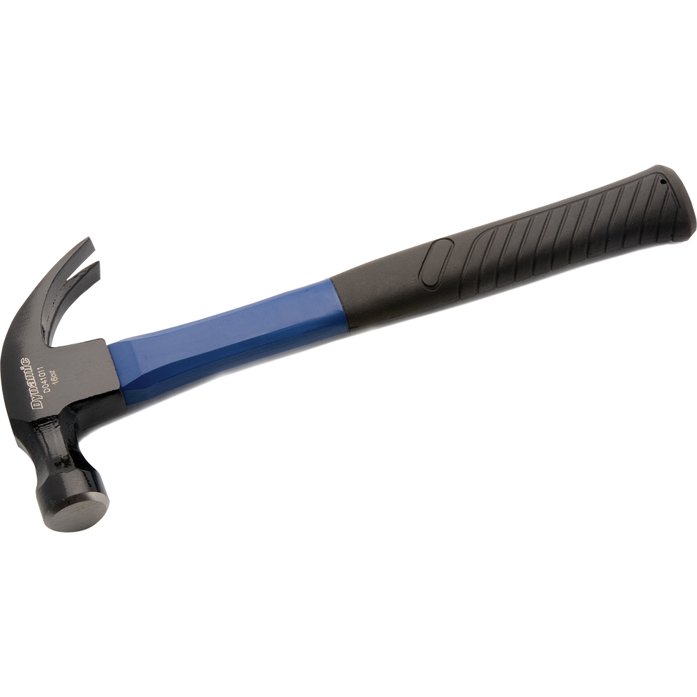 16oz Claw Hammer, Fiberglass Handle