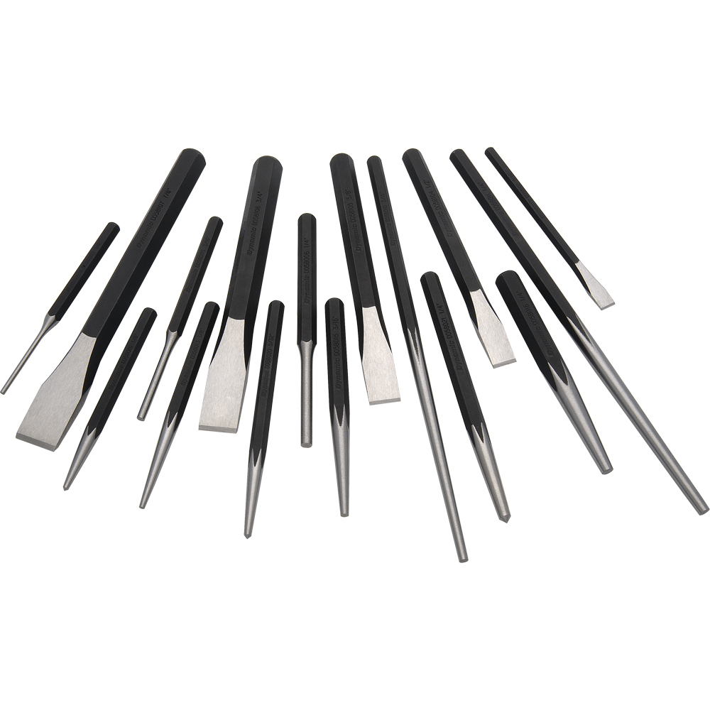 16 Piece Punch And Chisel Set