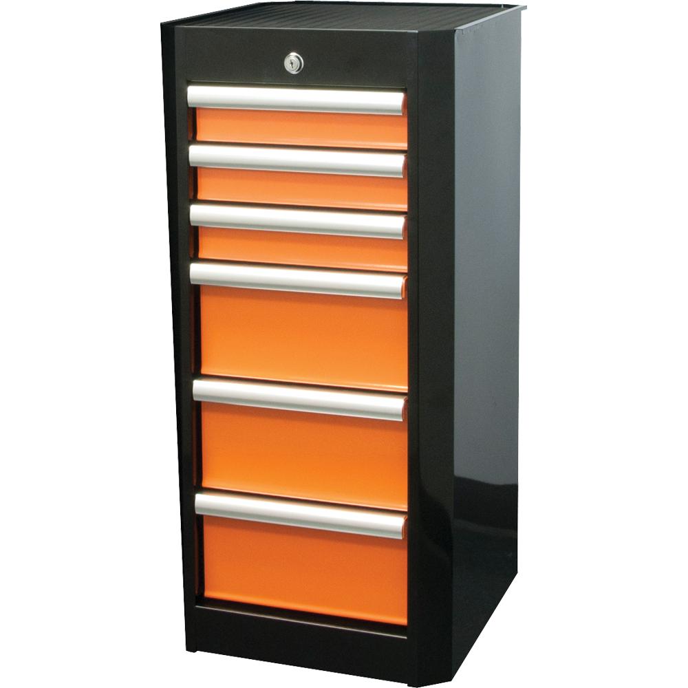 16&#34; Side Rider With 6 Drawers
