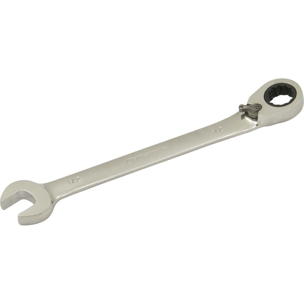 1/2&#34; Reversible Combination Ratcheting Wrench