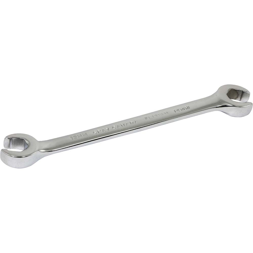 13mm X 14mm 6 Point, Mirror Chrome, Flare Nut Wrench
