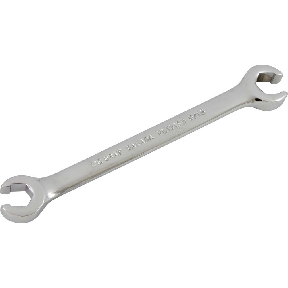 1/2&#34; X 9/16&#34; 6 Point, Mirror Chrome, Flare Nut Wrench