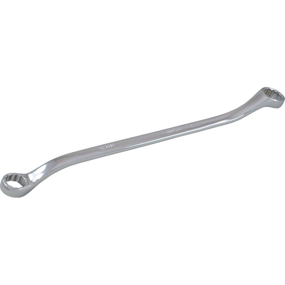 8mm X 9mm 12 Point, Mirror Chrome, Box End Wrench