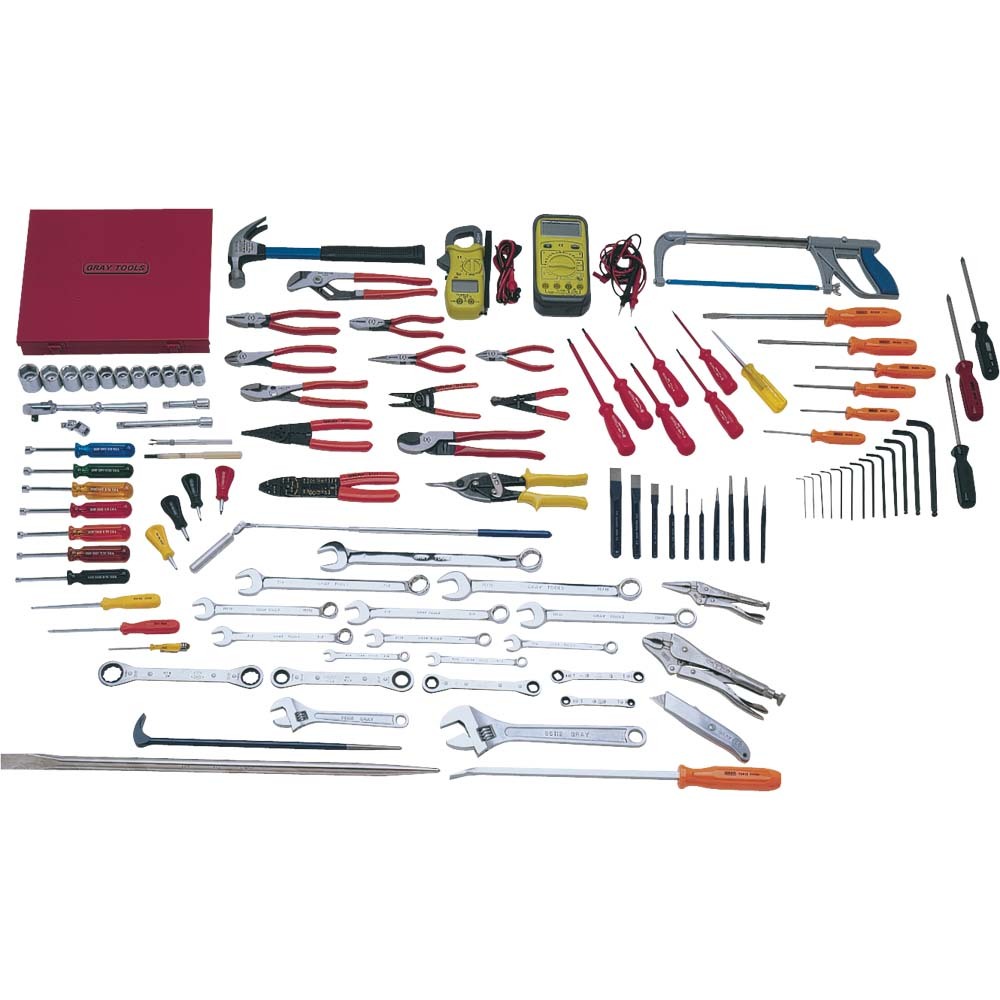 114 Piece SAE Electricians Master Set, Tools Only