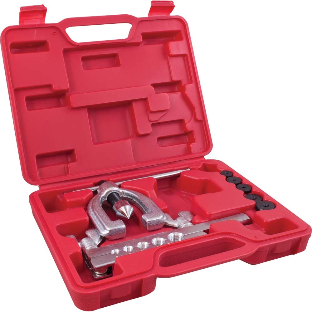 8 Piece SAE Double Flaring Tool Set, 5 Dies 3/16&#34; - 1/2&#34;