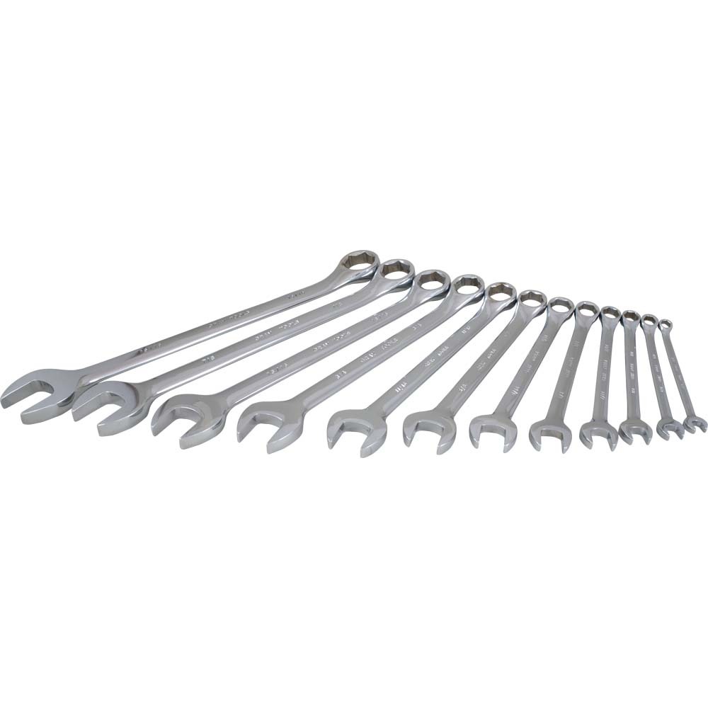 WRENCH SET COMBO 12 PC 6 PT SAE