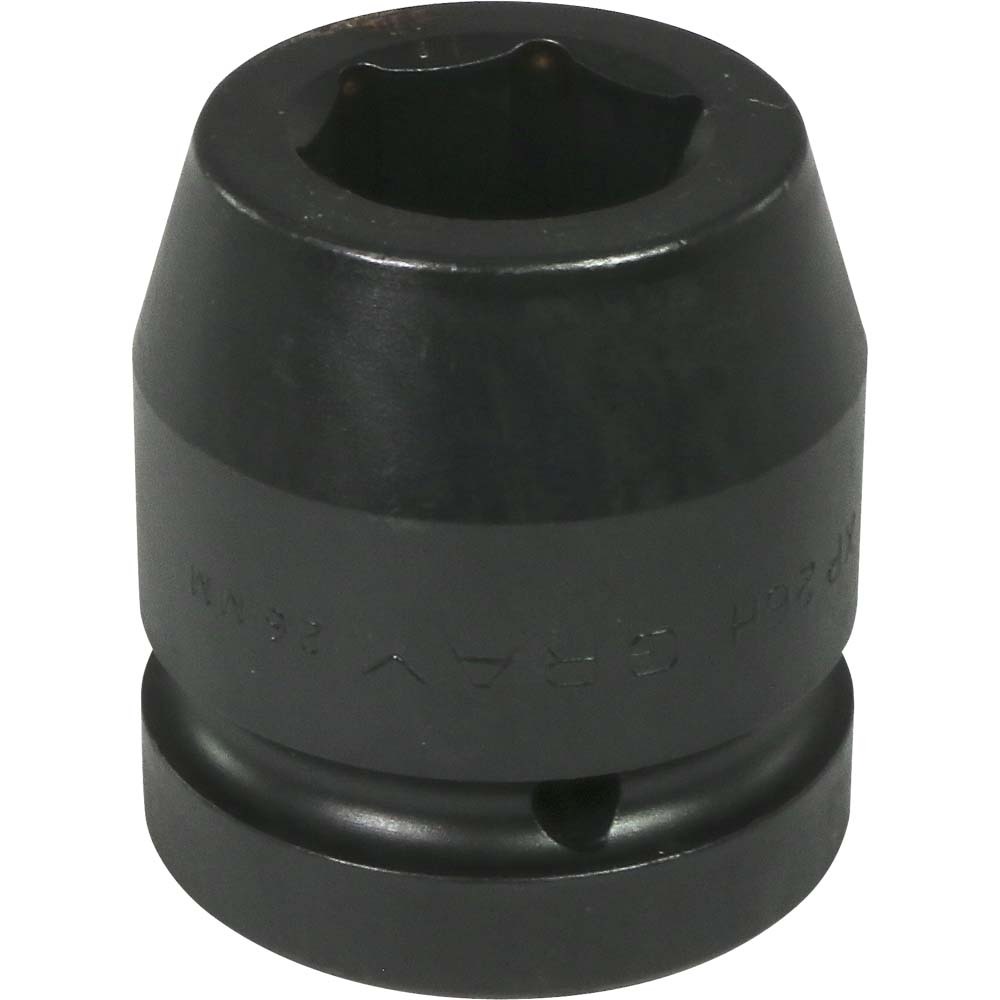 SOCKET 26MM X 1&#34; DR 6 PT