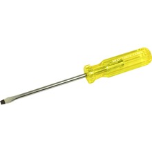 Gray Tools 10806 - Slotted Cabinet Screwdriver, , 6" Blade Length, .031 X 1/4" Tip