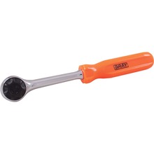 Gray Tools 20872 - 3/8" Drive 72 Tooth Reversible Round Head Ratchet, Screwdriver Handle, 8-3/4" Long