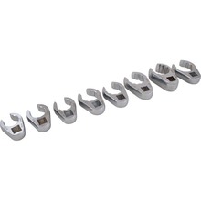 Gray Tools 65908 - 8 Piece 1/2" Drive SAE, Mirror Chrome Flare Nut, Crow foot Wrench Set, 13/16" - 1-1/4"