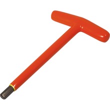 Gray Tools 67610-I - 10mm T-handle S2 Hex Key, 1000V Insulated