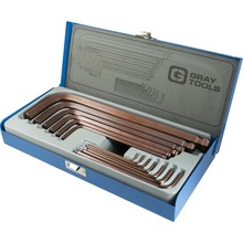 Gray Tools 698513 - HEX KEY SET 13 PC. 1 / 16"-5 / 8" METAL CASE