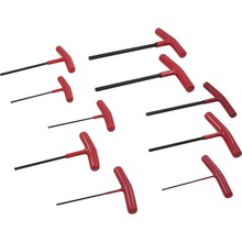Gray Tools 698610 - HEX KEY T-HANDLE 10 PC SAE
