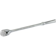 Gray Tools 8732L - 1/2" Drive 32 Tooth Chrome, Reversible Ratchet, 15" Long