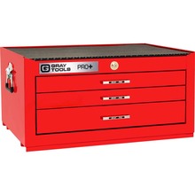 Gray Tools 93503 - TOOL BOX PRO + SERIES TOP CHEST 3 DRAWER INTERMEDIATE CHEST
