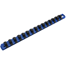 Gray Tools 93813B - 3/8" Drive Socket Organizers for SAE Sockets - Blue