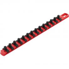 Gray Tools 93814R - 3/8" Drive Red Twist Lock Socket Bar, 14 Clips
