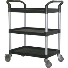 Gray Tools 97403B - Utility Cart Composite With 3 Shelves