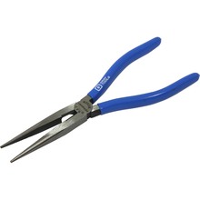 Gray Tools B232B - 8" Needle Nose Straight Cutter Pliers, With Vinyl Grips, 2-3/4" Jaw