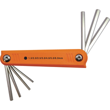 Gray Tools D043208 - 7 Piece Metric Folding Hex Key Set, 1.5mm - 6mm