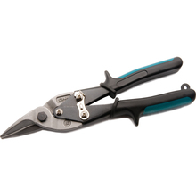 Gray Tools D055028 - 10" Aviation Snips, Cuts Right, Green Handle