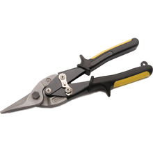 Gray Tools D055029 - 10" Aviation Snips, Cuts Straight, Yellow Handle