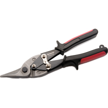 Gray Tools D055030 - 10" Aviation Snips, Cuts Left, Red Handle