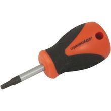 Gray Tools D062206 - #2 Square Recess Stubby Screwdriver, Comfort Grip Handle
