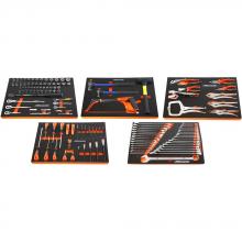Gray Tools D096004-TO - 125 Piece Auto Mechanic Set Bundle, Tools Only