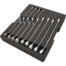 Gray Tools D105108 - 14 Piece Metric Combination Wrench Set With Foam Tool Organizer