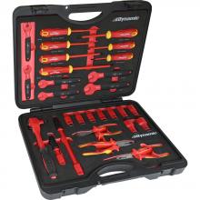 Gray Tools D113000 - 28 Piece Socket & Wrench Set, 1000V Insulated