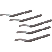 Gray Tools DS-100-5 - 5 Piece Deburring Blade Set, cuts Right & Left