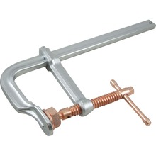 Gray Tools L408C - L - Clamp Regular Duty, Copper Screw & Pad, 0 - 8" Capacity