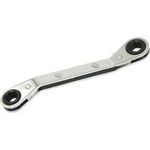 Gray Tools MROB910 - 9mm X 10mm 6 Point, 25° Offset Ratcheting Box Wrench, Mirror Chrome Finish
