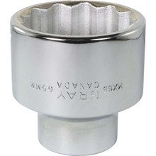 Gray Tools MX65 - SOCKET 65MM X 1 IN DR. 12 PT.