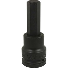 Gray Tools PB2619M - 19mm X 3/4" Drive, Standard Length, Hex Head Socket, Black Impact