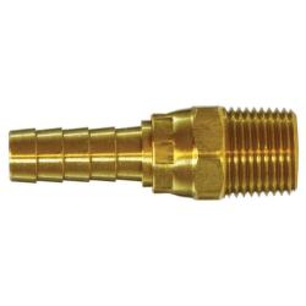 ADAPTER SWVL 1/4IN HOSE BARBED 1/4IN BRS