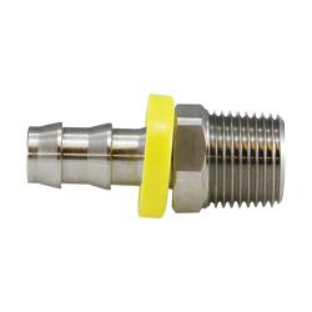 ADAPTER 3/8IN PUSH-ON HOSE BARBED 3/8IN