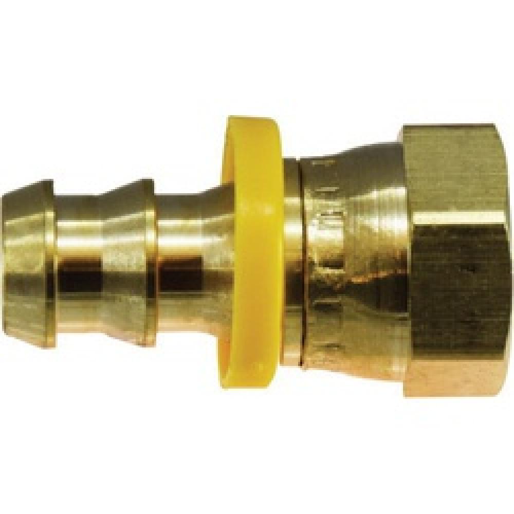 CONNECTOR 3/4IN PUSH-ON HOSE BARBED BRS