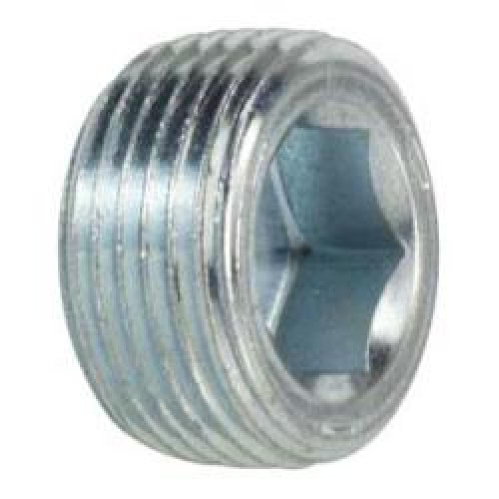 PLUG HEX HOL FL STL 375DEG F