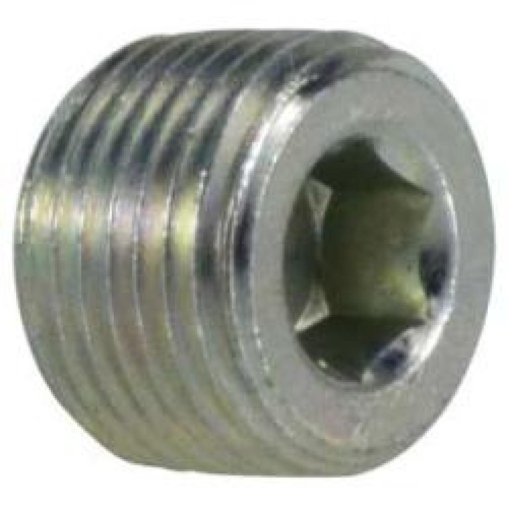 PLUG HEX HOL 3/8IN MPT STL 3000PSI