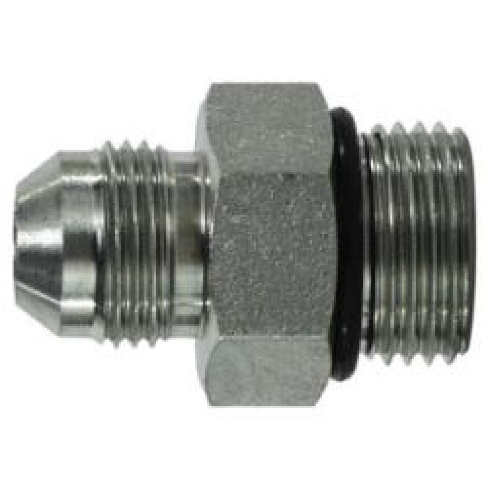 CONNECTOR STR 3/8IN 37 DEG JIC MFLRD STL