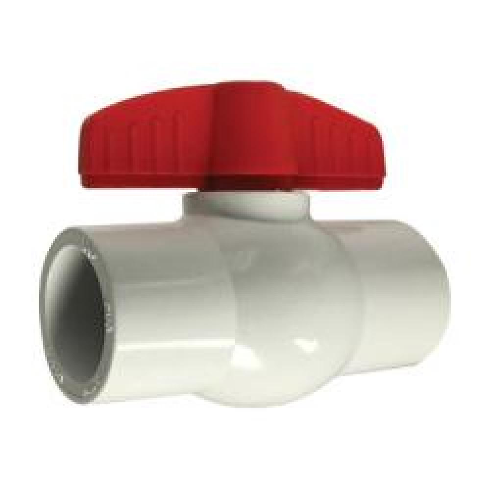 VALVE BALL 1/2IN SLIP X SLIP PVC FULL