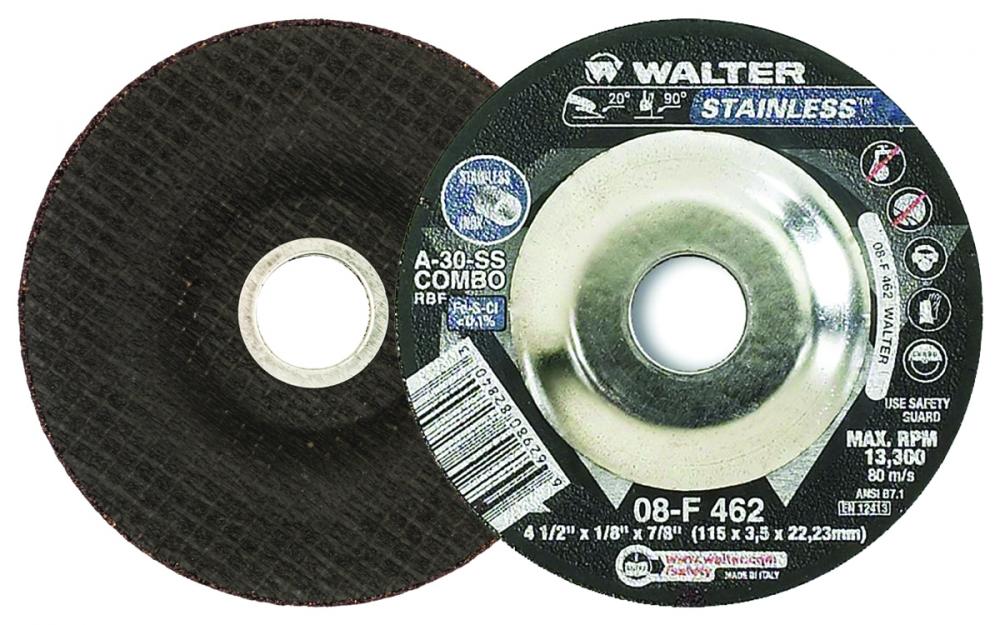4-1/2 in. X 1/8 in. X 7/8 in. Grade: A-30-SS COMBO, type: 27, STAINLESS