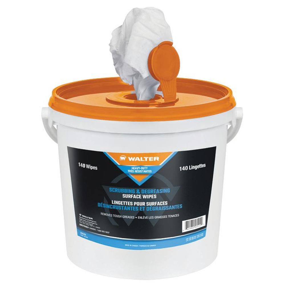 WLT H-DUTY DEGREASING SCRUB WIPES -140CT